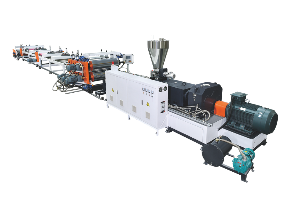 PVC锥双螺杆挤出片板材系列 