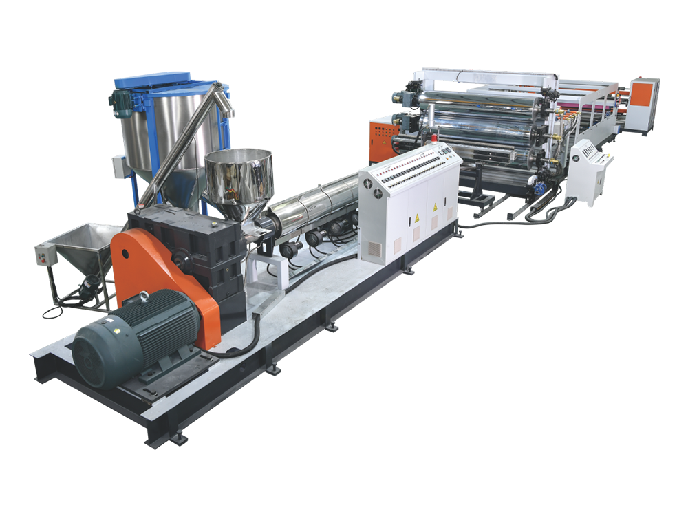 PVC、PP、PE、PS、ABS单螺杆挤出片卷材系列 